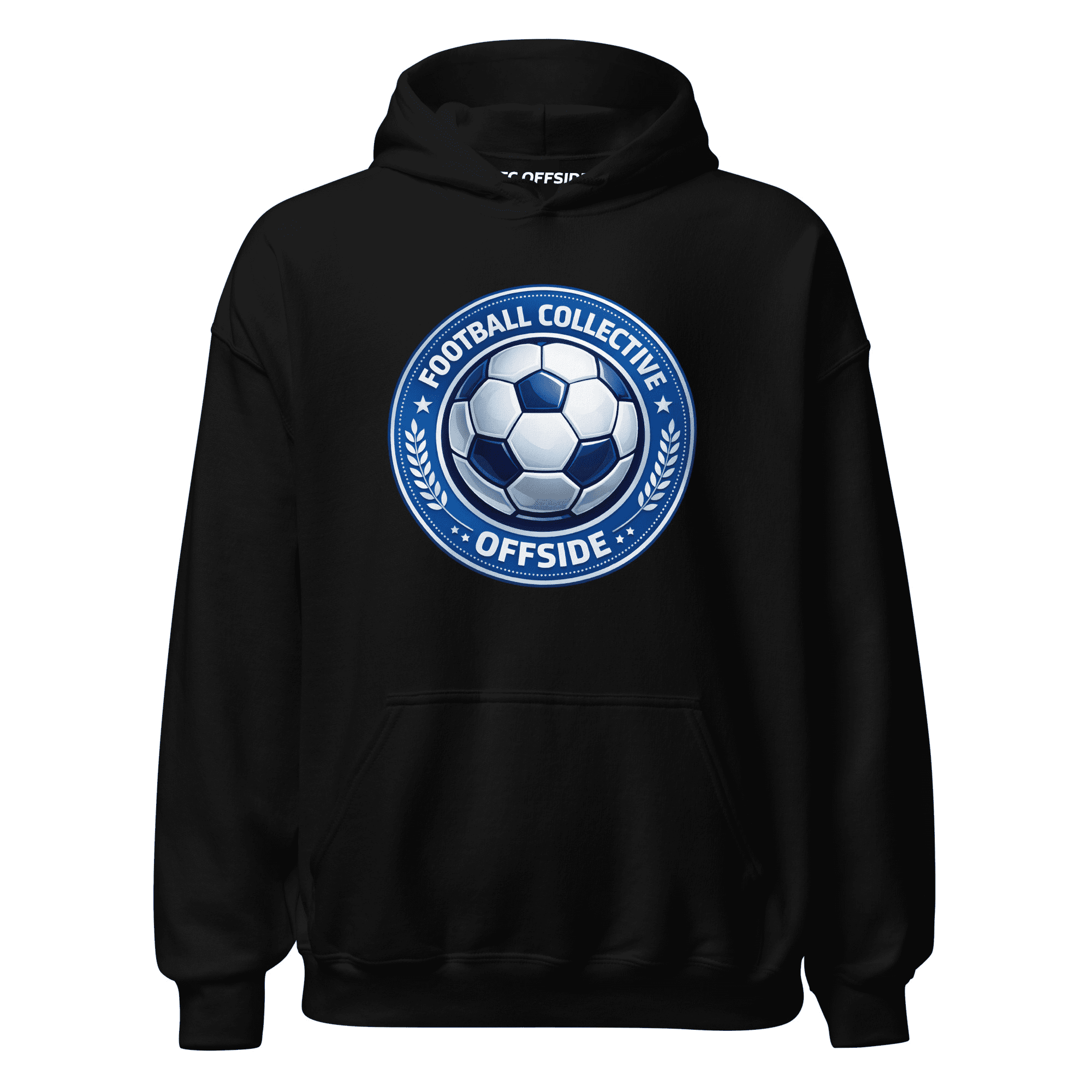 FC Offside Vibrant Crest Hoodie – Electric Blue