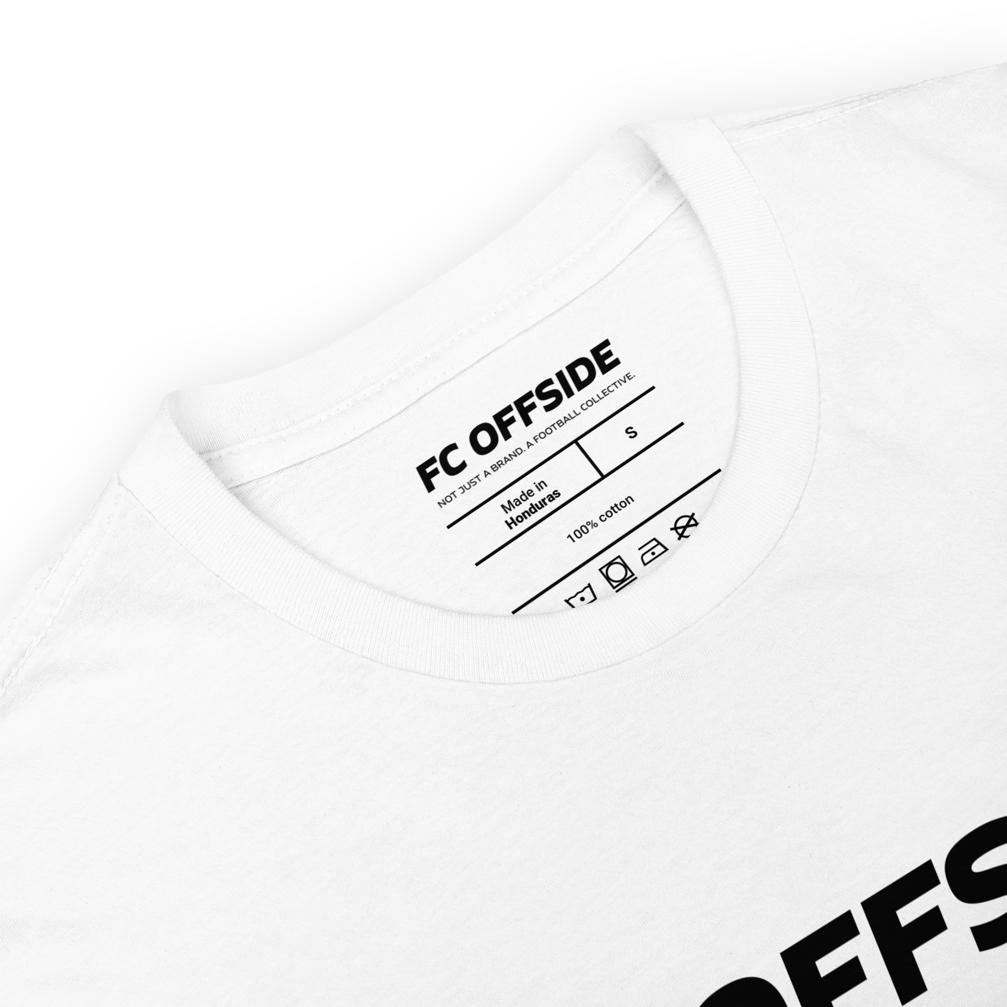 FC Offside Essentials Signature Tee Sleeve Edition – White/Black - Image 2