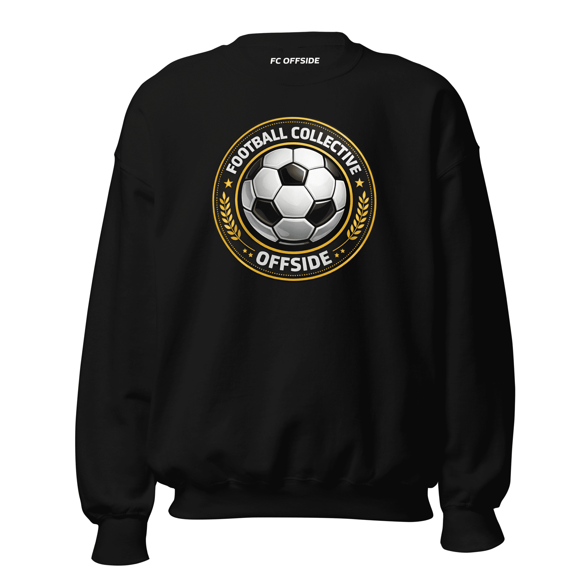 FC Offside Essentials Crest Sweater – Black