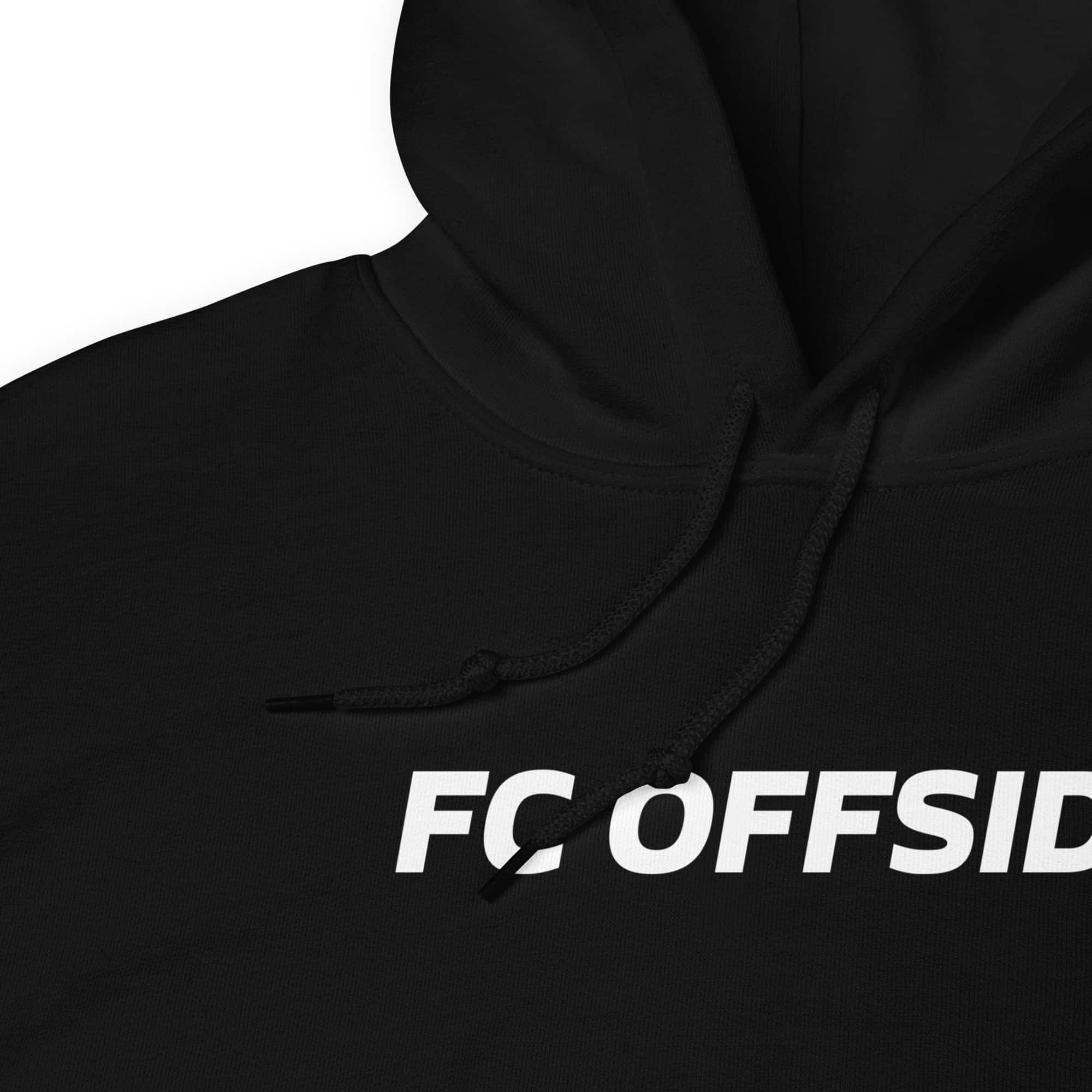 FC Offside Essentials Signature Hoodie – Black/White - Image 2