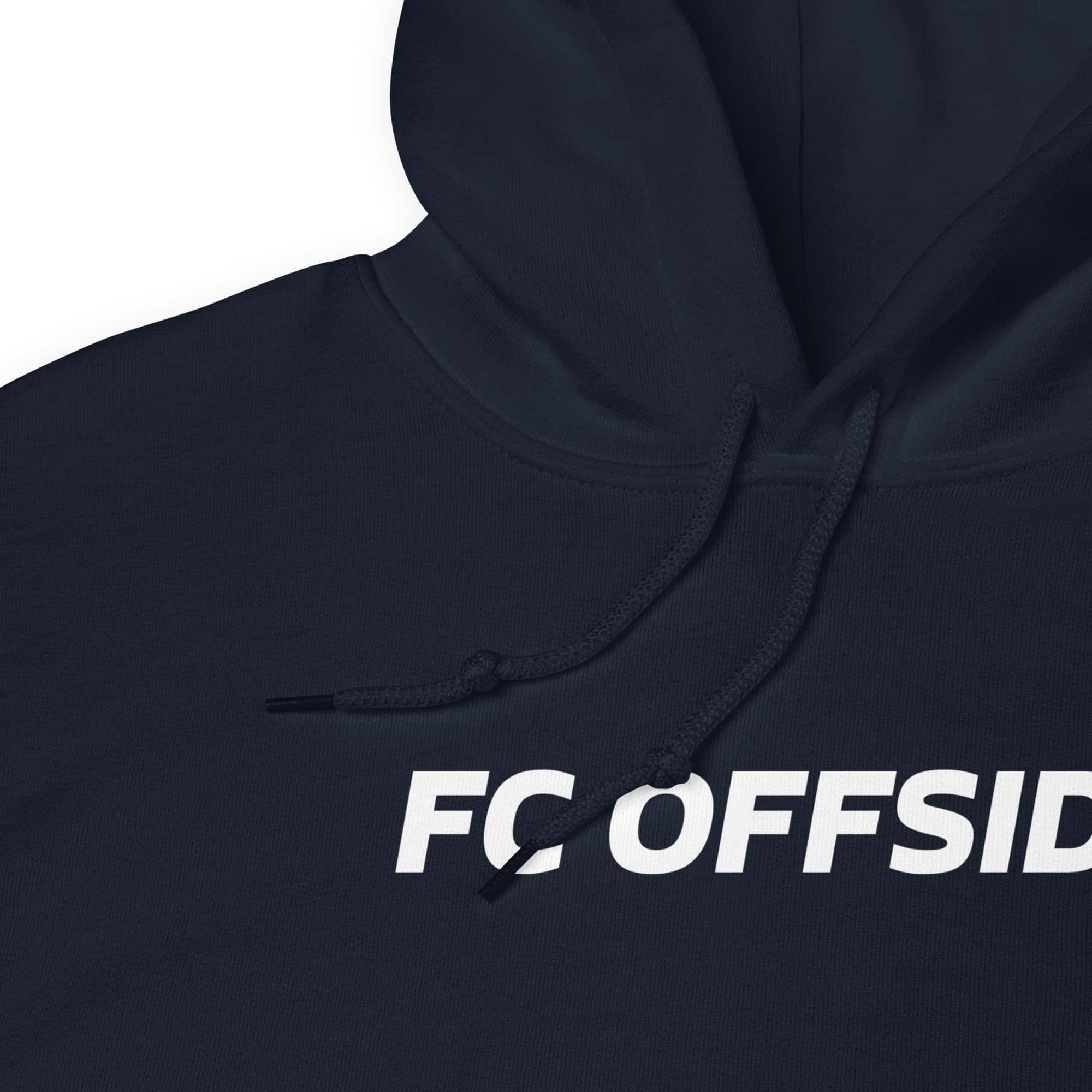 FC Offside Essentials Signature Hoodie – Navy/White - Image 2