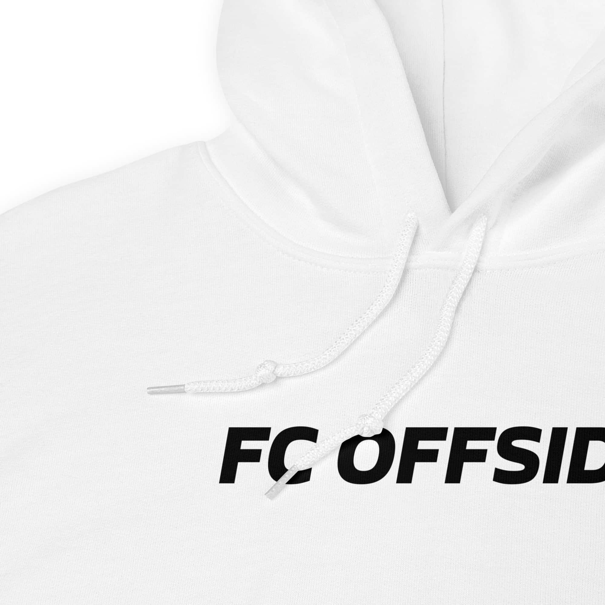 FC Offside Essentials Signature Hoodie – White/Black - Image 2