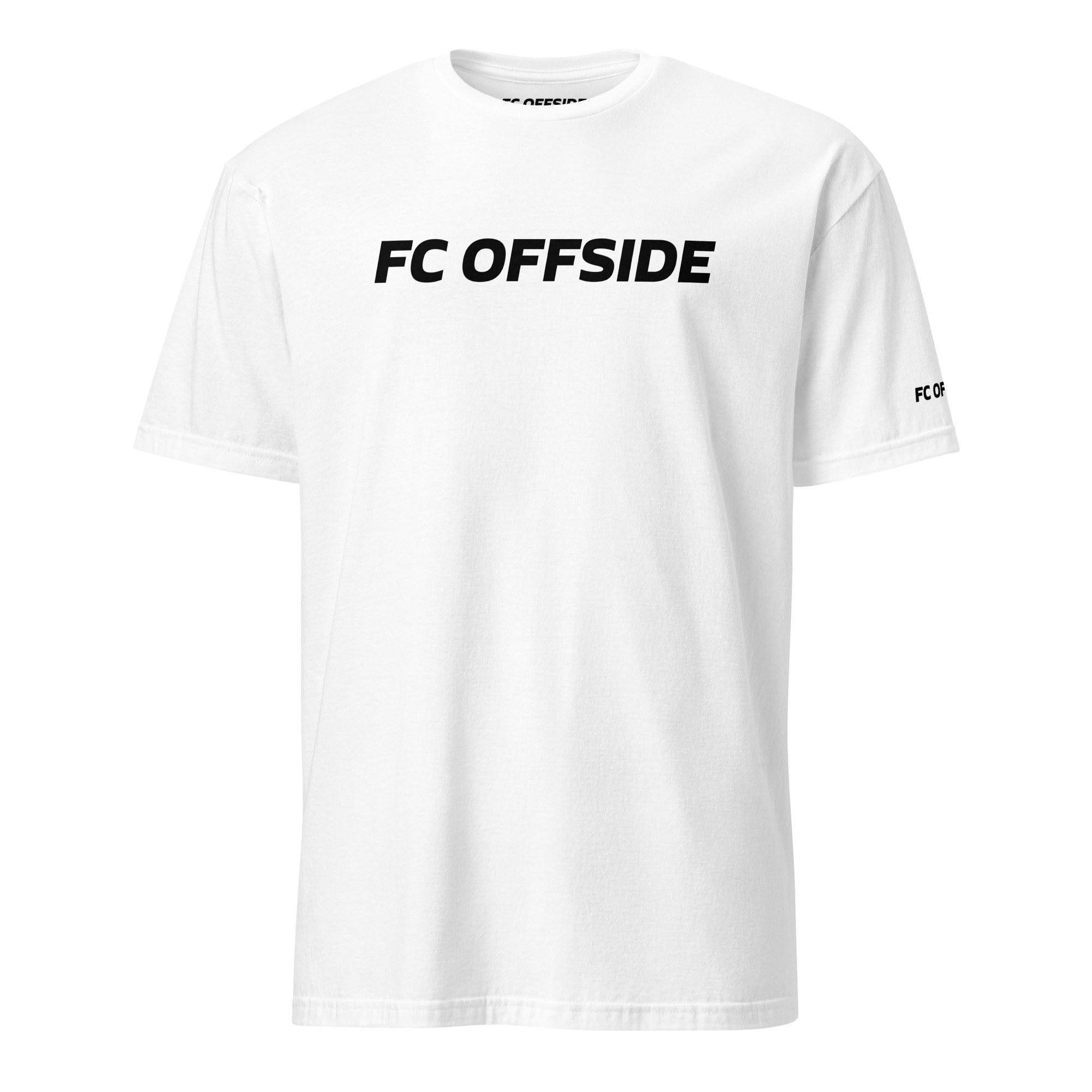 FC Offside Essentials Signature Tee Sleeve Edition – White/Black
