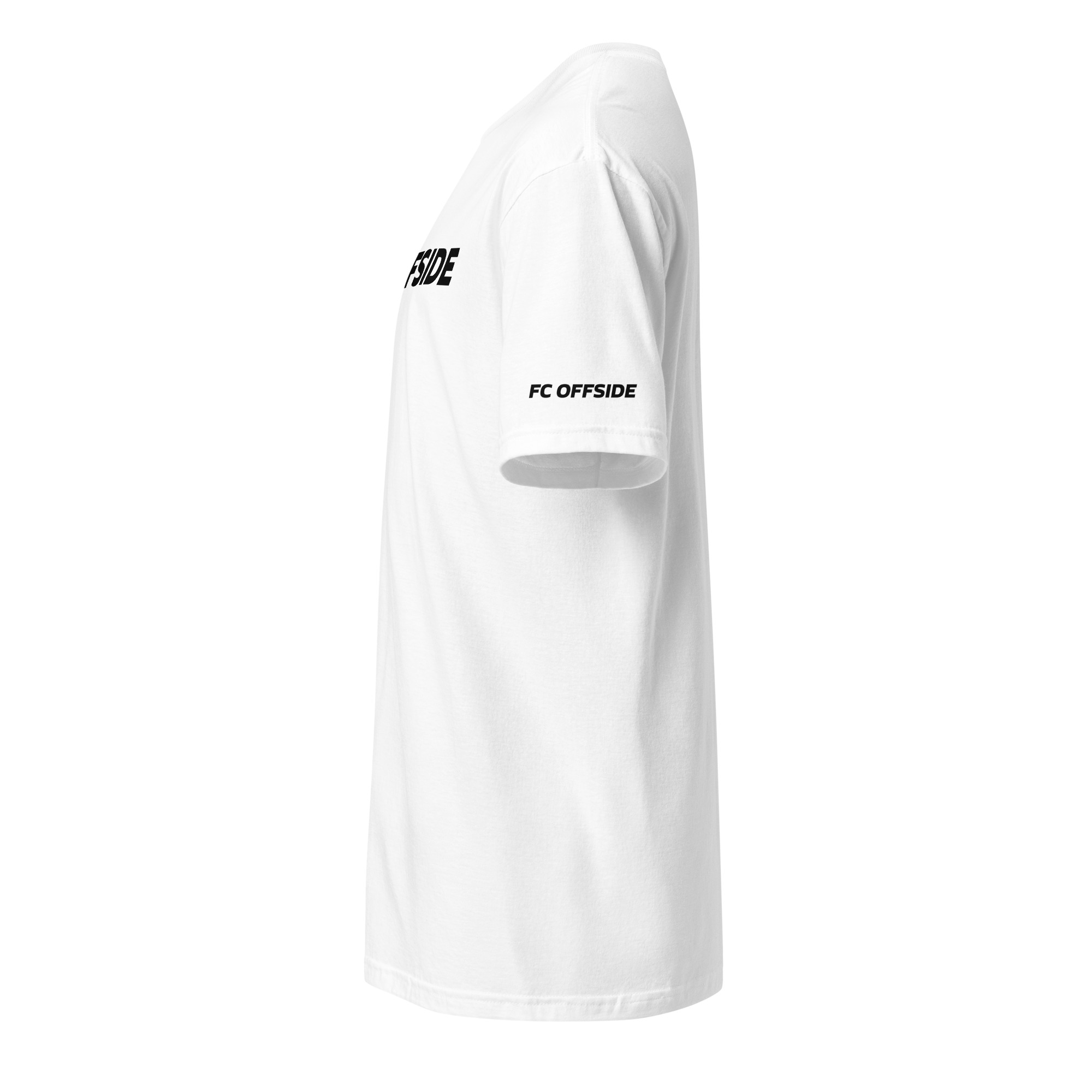 FC Offside Essentials Signature Tee Sleeve Edition – White/Black - Image 3